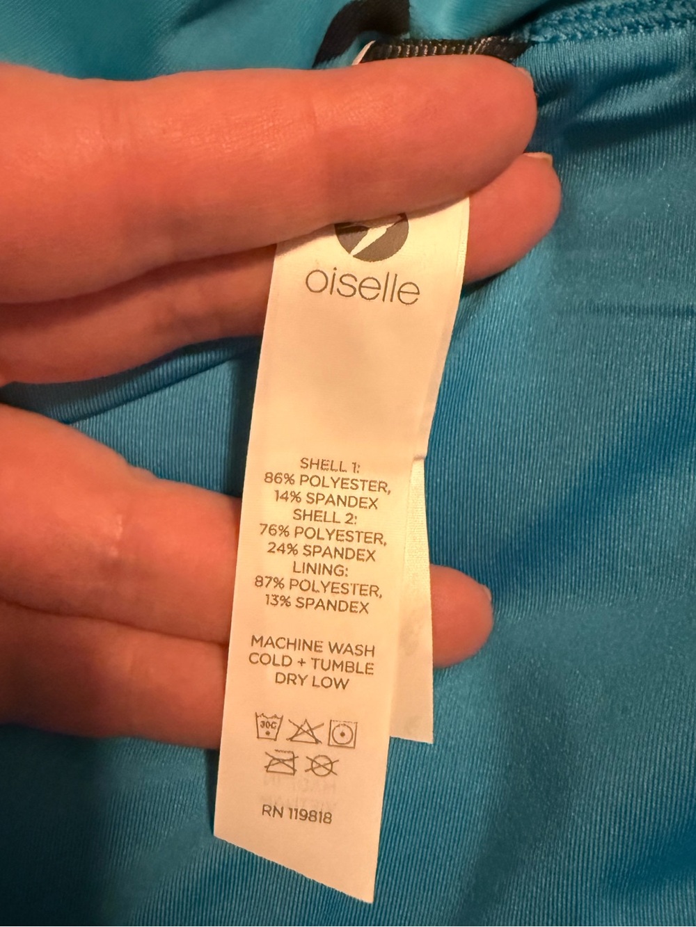 Oiselle Long Roga Shorts size 16/18 - Picture 8 of 10